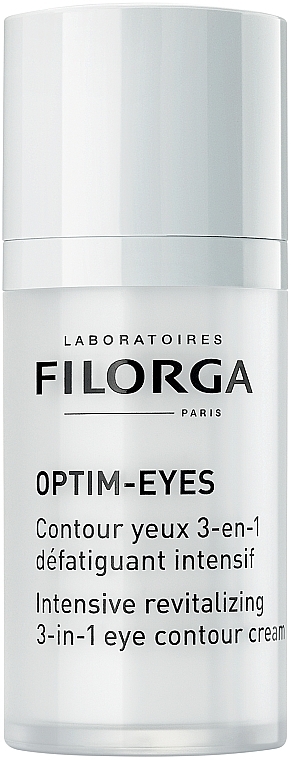 Augenkonturcreme gegen Falten, Schwellungen und dunkle Augenringe mit Hyaluronsäure - Filorga Optim-Eyes