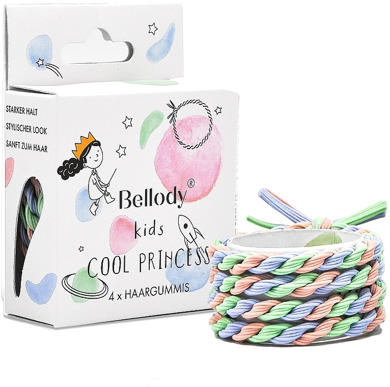 Haargummis 4 St. - Bellody Kids Edition Cool Princess — Bild N1