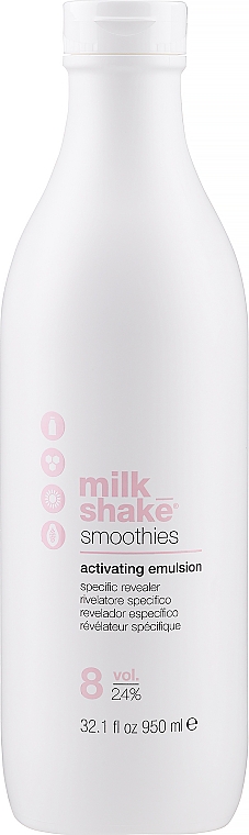 Emulsion-Aktivator für das Haar 8% - Milk Shake Smoothies Activating Emulsion — Bild N1