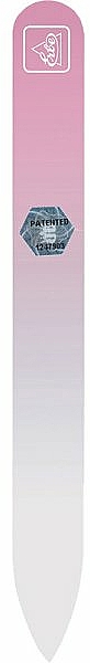 Glasnagelfeile 9 cm pastellrosa - Erbe Solingen Soft-Touch — Bild N1
