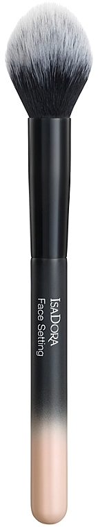 Rouge- und Highlighter-Pinsel schwarz-beige - IsaDora Face Setting Brush — Bild N2