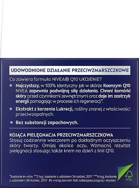 Nachtcreme mit Coenzym Q10 für empfindliche Haut - Nivea Q10 Power Cream — Bild N4