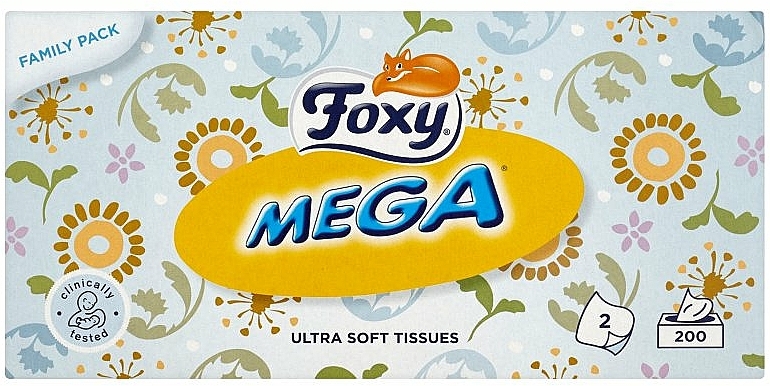 Extra weiche Tücher 200 St. - Foxy Mega Ultra Soft Wipes — Bild N1