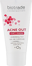 Düfte, Parfümerie und Kosmetik Gesichtsreinigungsgel mit Damaszener Rosenwasser für fettige und Problemhaut - Biotrade Acne Out Oxy Wash Cleansing Gel For Face (Mini)