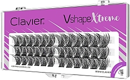 Wimpernbüschel C 15 mm - Clavier V Shape Extreme  — Bild N1