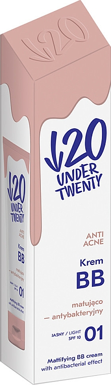 Antibakterielle BB Creme gegen Akne LSF 10 - Under Twenty Anti Acne Matting Cream — Bild N2