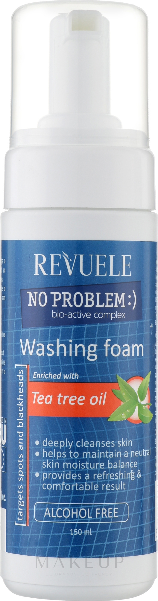 Waschschaum mit Teebaumöl - Revuele Revuele No Problem Washing Foam With Tea Tree Oil — Bild 150 ml