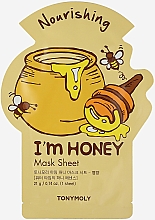 Düfte, Parfümerie und Kosmetik Pflegende Tuchmaske für das Gesicht mit Honig - Tony Moly I'm Honey Mask Sheet