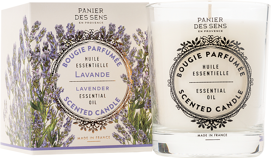 Duftkerze im Glas "Ein ruhiger und stiller Ort" - Panier Des Sens Decorative Scented Candle In Lavender Glass — Bild N1