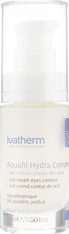 Creme-Gel für die Augenpartie - Ivatherm Aquafil Hydra Complex Gel-Cream — Bild N2