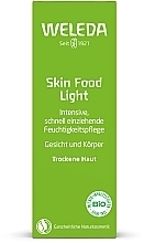 Intensive und schnell einziehende Feuchtigkeitspflege für Gesicht und Körper - Weleda Skin Food Light — Bild N6