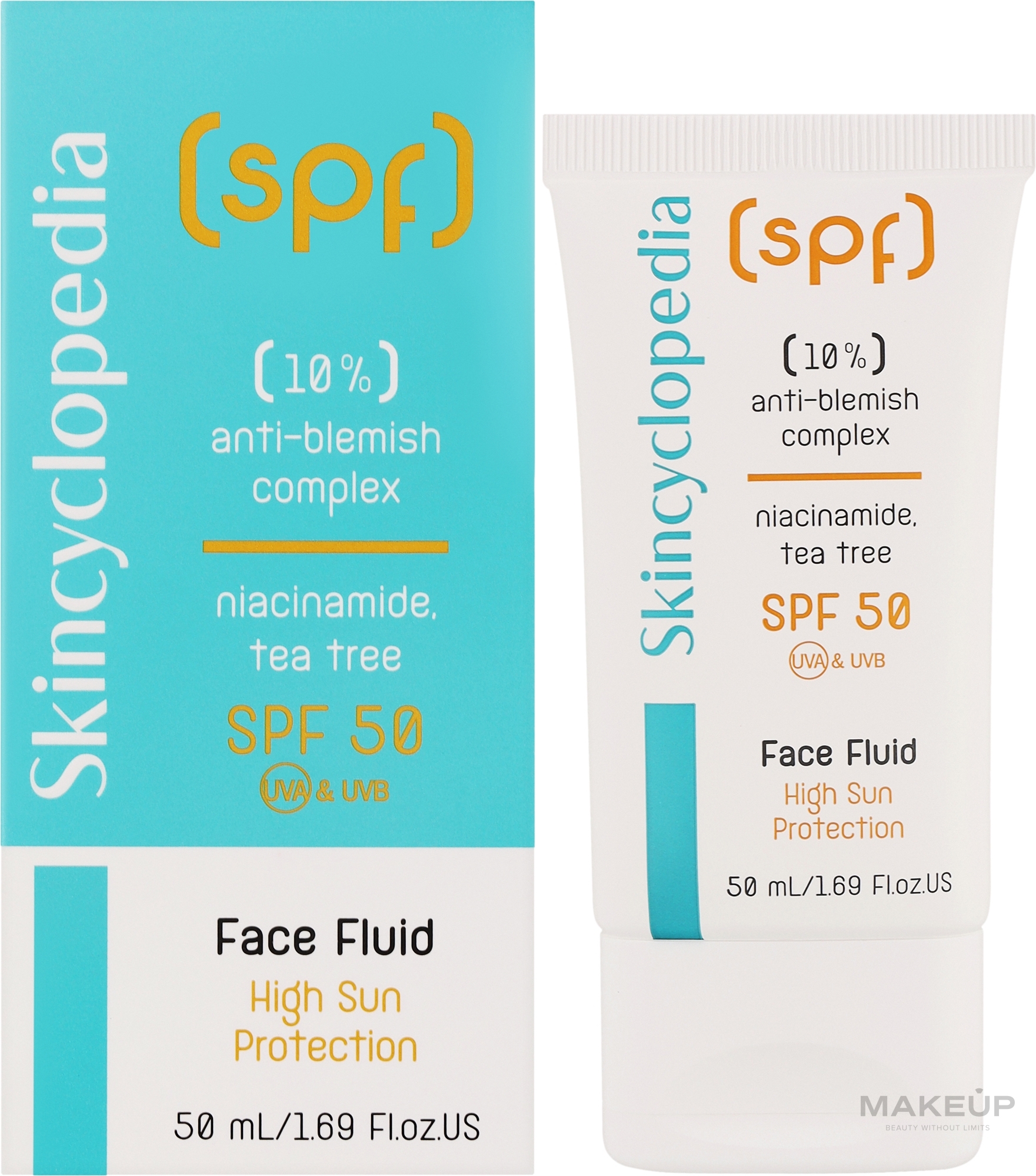 Gesichtsfluid gegen Akne - Skincyclopedia Face Fluid SPF50 — Bild 50 ml