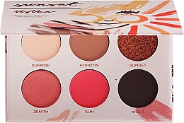 Lidschattenpalette - Pierre Rene Eyeshadow Palette Sunset Ustka — Bild N1