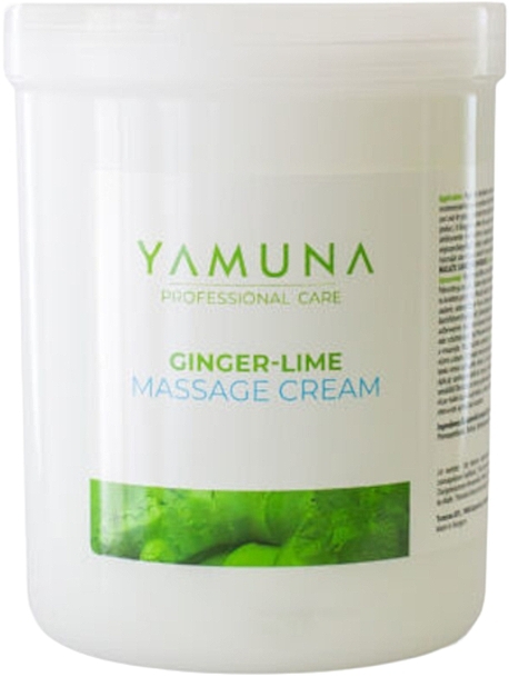 Massagecreme Ingwer und Limette - Yamuna Ginger Lime Massage Cream  — Bild N1