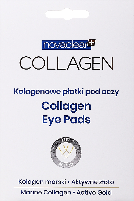 Augenpatches mit Meereskollagen und aktivem Gold - Novaclear Collagen Eye Pads — Bild N1