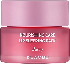 Nachtmaske für die Lippen mit dem Duft von Beeren - Klavuu Nourishing Care Lip Sleeping Pack Berry — Bild N1