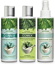 Düfte, Parfümerie und Kosmetik Haarpflegeset - Comex (Haarshampoo 150ml + Haarbalsam 150ml + Haarspray 150ml)