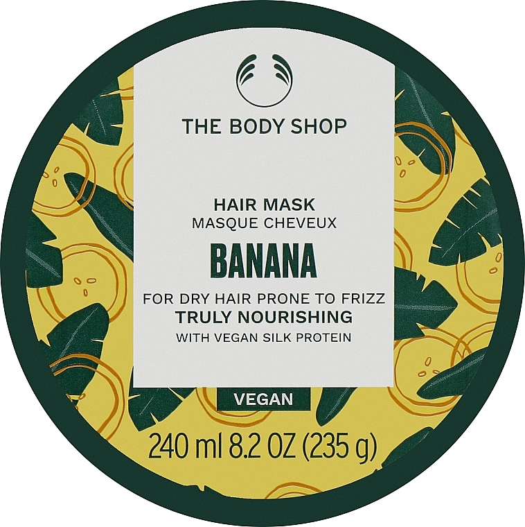 Haarmaske - The Body Shop Banana Truly Nourishing Hair Mask — Bild N3