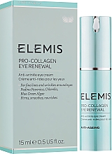 Straffende, pflegende und glättende Anti-Falten Augenkonturcreme - Elemis Pro-Collagen Eye Renewal Anti-Ageing — Bild N2