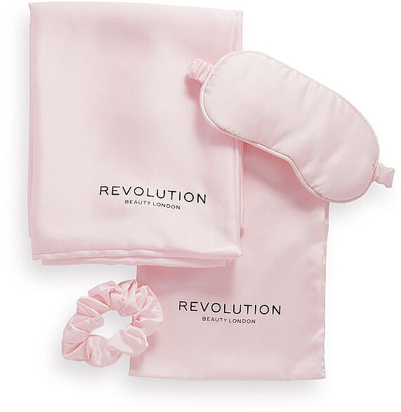 Schlafset 3-tlg. rosa - Revolution Haircare The Beauty Sleep Satin (1 szt.) — Bild N1