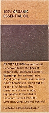 Ätherisches Öl Zitrone - Apivita Aromatherapy Organic Lemon Oil — Bild N3