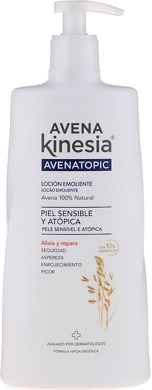 Körperlotion mit Hafer für sensible und atopische Haut - Avena Kinesia Oat Body Lotion Avena Topic — Bild N1