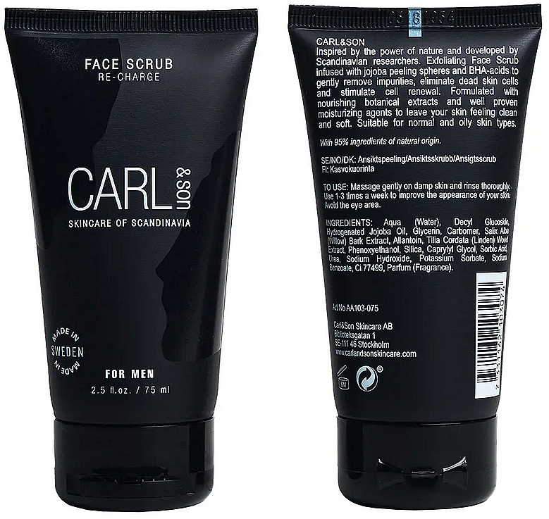 Gesichtspeeling - Carl & Son Face Scrub — Bild N2