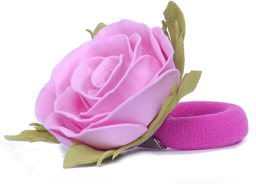 Haargummi Rosafarbene Rose klein - Katya Snezhkova — Bild N2
