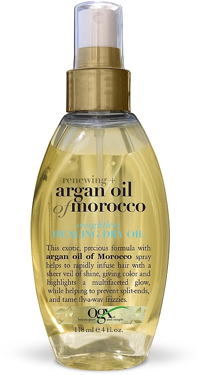 Leichtes trockenes Spray mit Arganöl - OGX Argan Oil of Morocco Oil — Bild N1