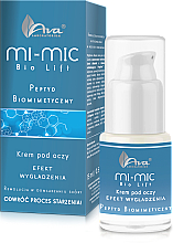 Düfte, Parfümerie und Kosmetik Glättende Augenkonturcreme mit biomimetischem Peptid und Lifting-Effekt - AVA Laboratorium Mi-Mic Bio Lift Eye Cream