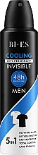 Deospray Antitranspirant - Bi-Es Men Cooling Anti-Perspirant Invisible — Bild N1
