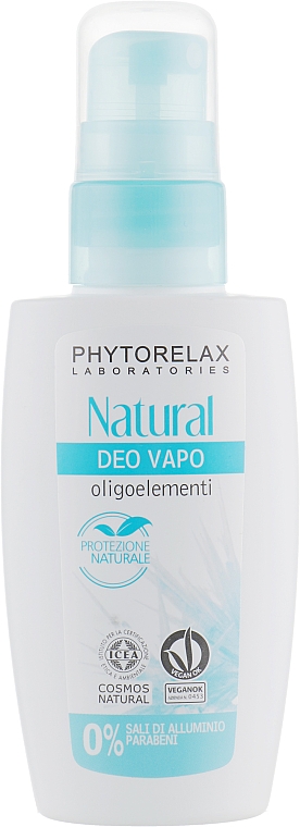 Natürliches Deospray - Phytorelax Laboratories Natural Vapo Deo With Oligoelements