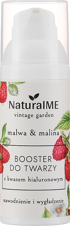 Gesichtsbooster mit Hyaluronsäure  - NaturalME Vintage Garden Malwa & Raspberry Hydration & Smoothing Booster	 — Bild N1