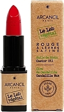 Düfte, Parfümerie und Kosmetik Lippenstift - Arcancil Paris Le Lab Vegetal Satin Lipstick