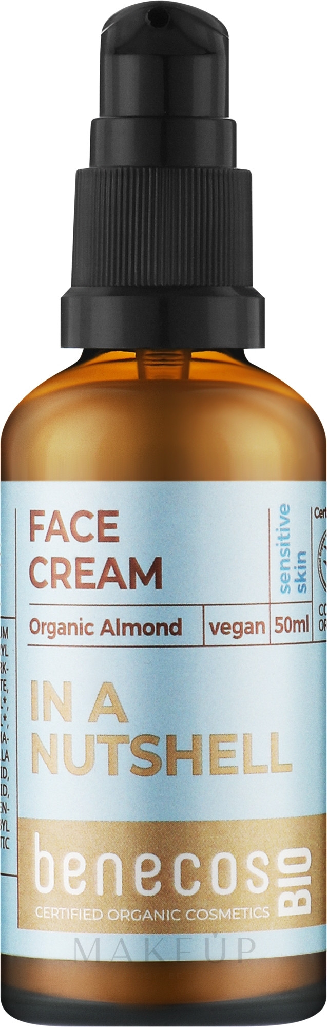 Gesichtscreme mit Mandelöl - Benecos Bio Organic Almond Face Cream — Bild 50 ml