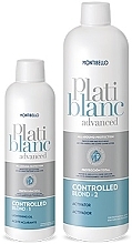 Haarpflegeset - Montibello Platiblanc Advanced Controlled Blond (Haaractivator 400ml + Haaröl 200ml) — Bild N2