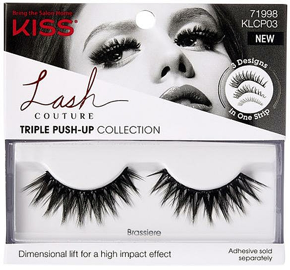 Künstliche Wimpern - Kiss Lash Couture Triple Push Up False Collection Brassiere — Bild N1