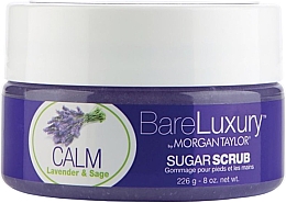 Düfte, Parfümerie und Kosmetik Peeling für Hände und Füße Lavendel und Salbei - Morgan Taylor Bare Luxury Calm Lavender & Sage Sugar Scrub