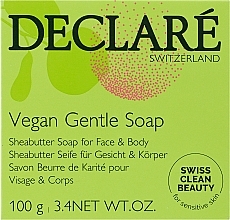 Milde Seife für Gesicht und Körper - Declare Vegan Gentle Soap — Bild N1