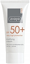 Mattierende Tagescreme für fettige und Mischhaut SPF 50+ - Ziaja Med Matting Cream Oily And Combination Spf 50 — Bild N7