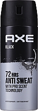 Düfte, Parfümerie und Kosmetik Deospray Antitranspirant - Axe Black 48H Dry Protection