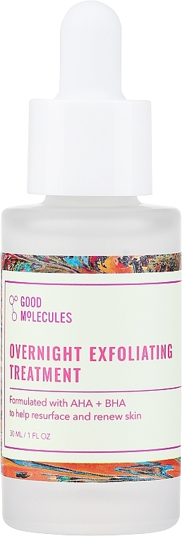 Peeling-Serum für die Nacht - Good Molecules Overnight Exfoliating Treatment  — Bild N2