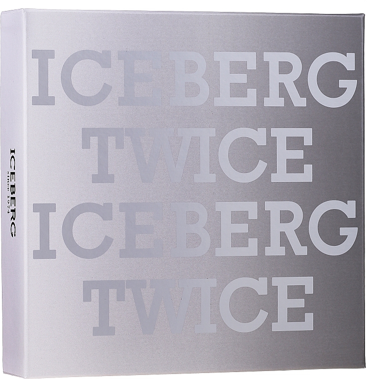 Iceberg Twice Homme - Duftset (Eau de Toilette 125ml + Kosmetiktasche)