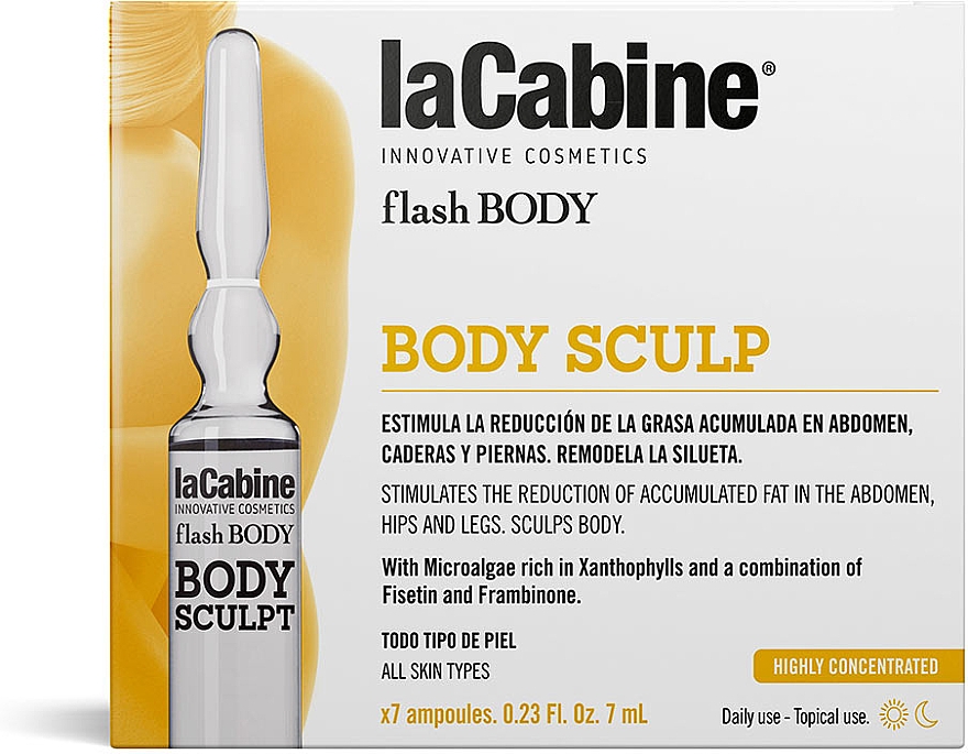 Ampullen für den Körper - La Cabine Flash Body Sculp Ampoules — Bild N1