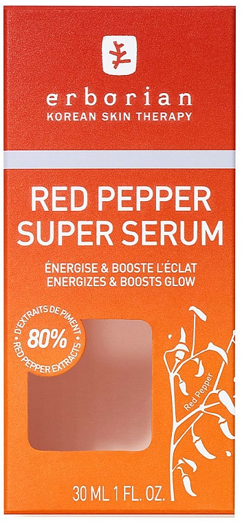 Aufhellendes Gesichtsserum mit rotem Pfeffer - Erborian Red Pepper Super Serum — Bild N2