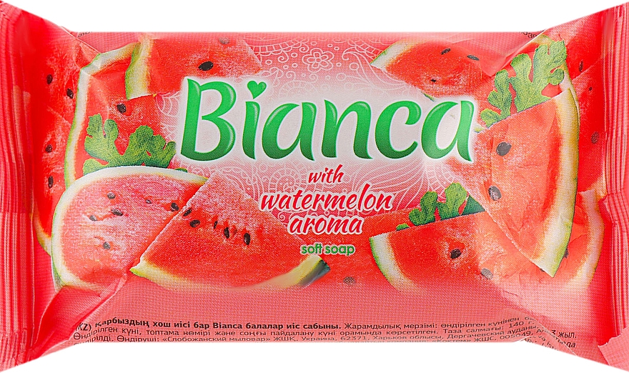 Feste Seife Wassermelone Wassermelone - Bianca Watermelon Aroma Soft Soap — Bild N1