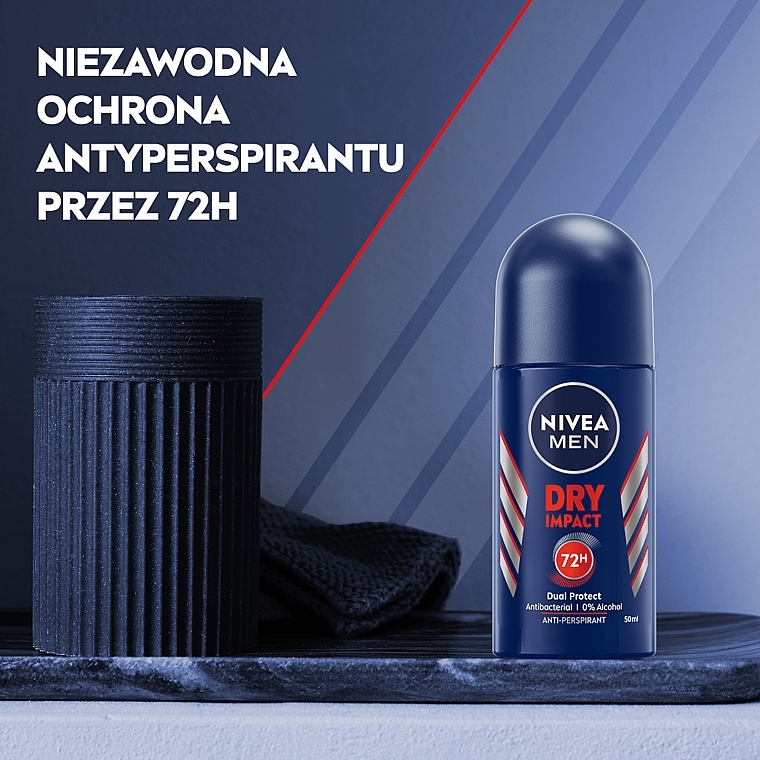 Deo Roll-on Antitranspirant - NIVEA MEN Dry Impact  — Foto N5