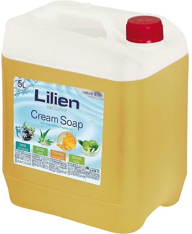 Flüssige Cremeseife Honig - Lilien Honey Cream Soap (Kanister) — Bild N1