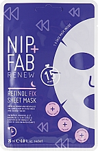 Düfte, Parfümerie und Kosmetik Tuchmaske mit Retinol - NIP + FAB Retinol Fix Sheet Mask