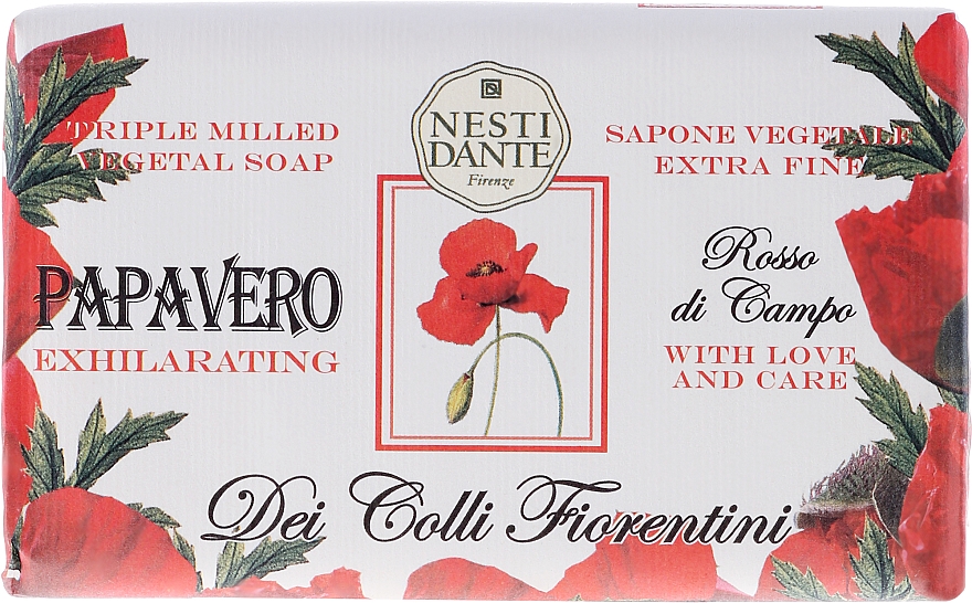 Naturseife Poppy - Nesti Dante Intoxicating Soap Dei Colli Fiorentini Collection — Bild N1